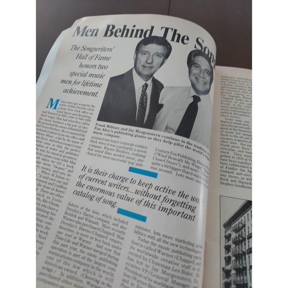 Vintage Sheet Music Magazine May June 1991 Book Standard Piano Edition Collect - Picture 3 of 13